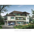 Steel Frame Fiber Cement House